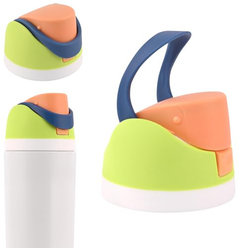 Moukiween Replacement Cap for Owala Freesip Bottle, One Button Water Bottle Top Lid Accessories Compatible with Owala Cup 16oz 24oz 32oz 40oz, BPA-Free, No Water Leakage, Bright Yellow