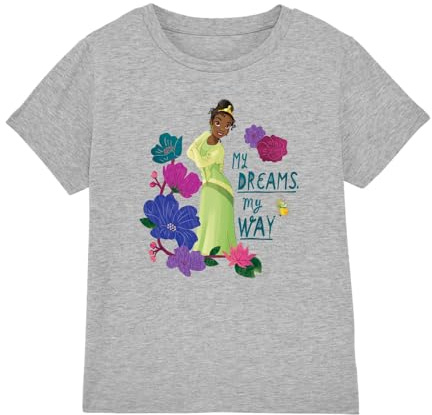The Princess and the Frog Girl's Tiana My Dreams, My Way T Shirt
