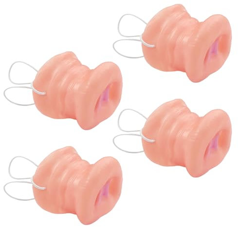 COACOM 4 Stücke Simulierter Schweinebehnen, Weich Und Bequem, Rollenspiele, Parodie-Performance-Requisiten Und Kreativer Schweinnase Der Kinder.