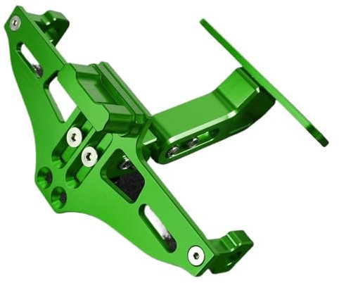 MKKJREDRF Motorrad-Kennzeichenhalter hinten Für Y&AMA&HA Raptor 700 2006–2024 700R YFZ450R 2014–2023 YXZ1000R Fender Eliminator Verstellbare Kennzeichenhalterhalterung(3)