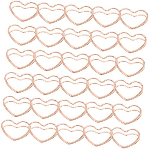 OSALADI 50 Stück Tischnummernhalter Für Hochzeiten Roségold Fotoständer Hochzeitskartenständer Karbonstahl Herz Hochzeitstischdekoration