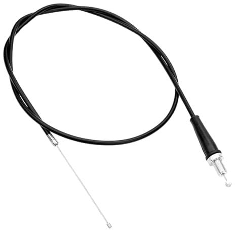 Pit Bike Throttle Cable 120 cm,Universal Straight Head Throttle Cable, 12cm Travel,Copper Wire Construction,Heat and Corrosion Resistant, 110-125CC Replacement for Pit Bikes,Beach Car,Motorcycle