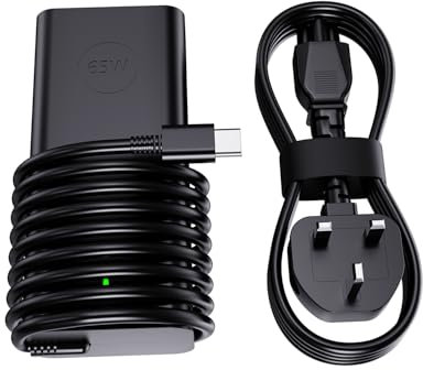 65W USB C Laptop Charger, Compatible Dell Laptop Charger USB C for Dell XPS 13 12 15 9350 9360 9365 9370 9380, Latitude 5420 5520 5320 7420 5430 7390 7320 7400 3100 5190 Chromebook Type C Charger