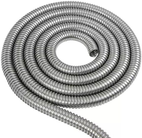 2 Meter 4/6/8/10/12/15/20 Mm 304 Edelstahl Wellrohr Drahtleitung Kabelkanal Schutz Einfädelschlauch, 1 Stück(8x10mm)