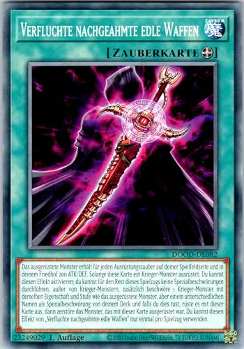 Verfluchte nachgeahmte edle Waffen - DOOD-DE082 - Common - 1. Auflage - Deutsch - Yugioh - Doom of Dimensions - mit RC-Fieldcenter