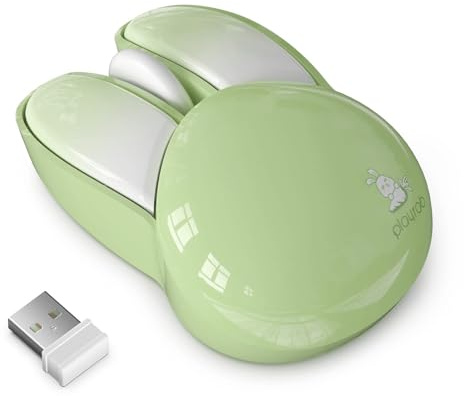 Lapin Souris sans Fil – Souris d'ordinateur Lapin Mignon, Silencieux | Petite drôle Moins de Bruit | Idéale pour Ordinateur Portable, Bureau, étude, Cadeau à la Maison, , Filles, et