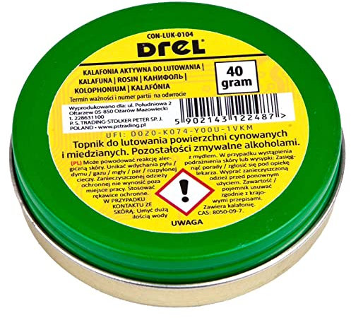 40 g Kolophonium Kolofonium Colophony Löten Flussmittel Balsamharz Rosin Geige