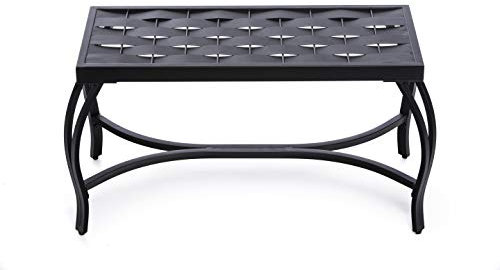 Mango Steam Patio-Gartenbank (Anthrazit/Schwarz)