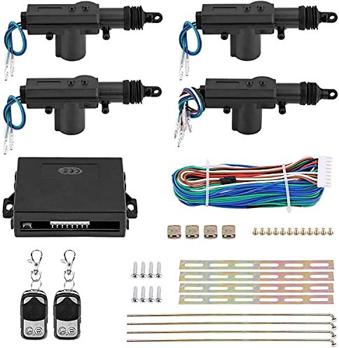 Universal Auto Zentralverriegelung, Schlüsselloses Zugangssystem Kit Auto Funkfernbedienung, Lock-Fernbedienungs-Kit für SUV Inklusive Steuerbox Aktivator