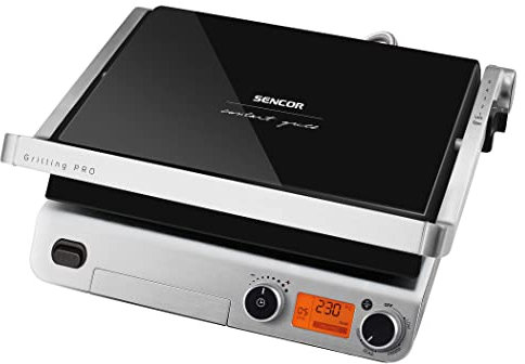 Sencor Contact Grill Non-stick grill plates of 3rd Generation with integrated heating spiral