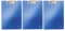 Leitz Klemmbrett, A4, leicht, Polyfoam WOW (Blau, 3 Stück)