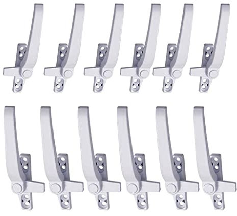 Colcolo 12 Pièces Poignées de Fenêtre Universelles Poignée de Verrouillage à Droite/Gauche