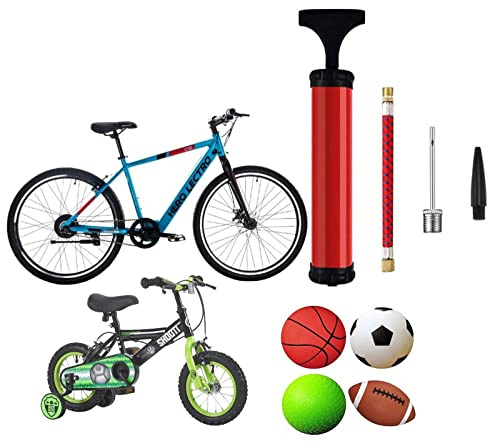 DID T-Handle Mini Bike Pump Bicycle Inflating Sport Football Soccer Tyre Balloons