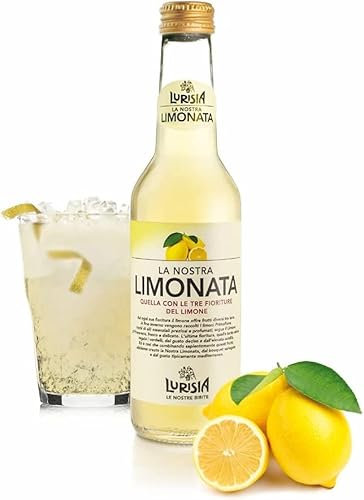 Lurisia Limonata con estratto delle tre fioriture del limone limonada con extracto de las tres flores de limón, 24 x 275 ml