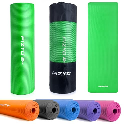 Yogamatte Gymnastikmatte Fitnessmatte Trainingsmatte, Isomatte, Erholung und Entspannung, Yogamatte rutschfest dicker NBR-Foam, Synthetischer Kautschuk