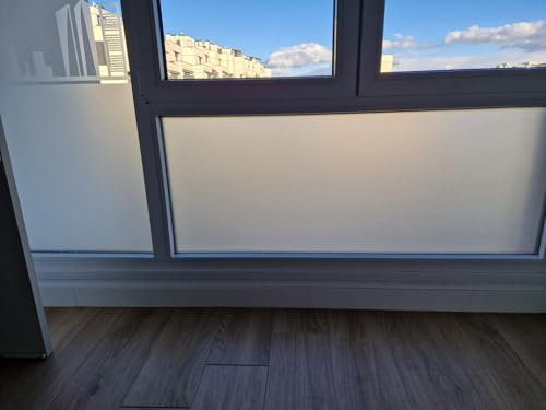 LÁMINA Adhesiva TRANSLÚCIDA Vinilo para Cristales Ventanas Y Puertas- Deja Pasar LA LUZ, DA PRIVACIDAD (3 m x 1,22 Metros)