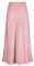 Jupe longue évasée en satin avec ourlet à volants, taille haute, coupe trapèze, élégante, moulante pour fête, soirée, boîte de nuit, rose, 36