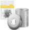 Caianwin M4 Unterlegscheiben 100Stück, M4 x 12mm Große Unterlegscheibe Beilagscheiben Edelstahl Karosseriescheiben Metallscheiben U Scheiben für m4 Schrauben & m4 Muttern & m4 Gewindestangen