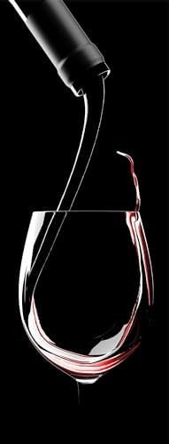 artissimo, Glasbild, 30x80cm, AG5461A, Essen und Trinken: Wein III, Bild aus Glas, Küchendekoration schmal, Wandbild Küche modern, Küchenbild