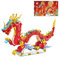 Pezicco Blocs de Construction,Bricolage Dragon Bloc Jouet Jeux de Construction Décoration Collecte Cadeaux Blocs Créatifs (767PCS,Size:38.3X88X20.7CM)