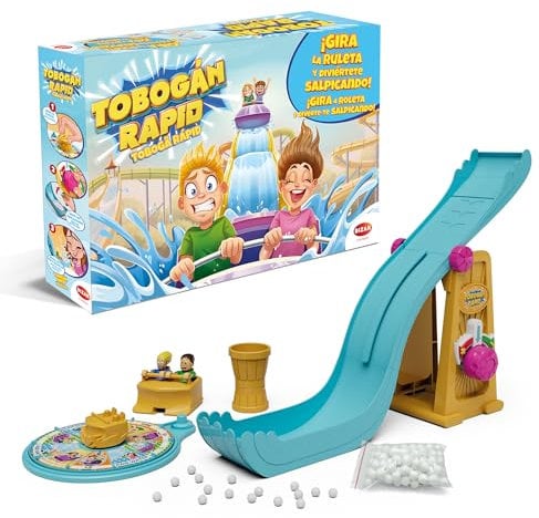 Bizak Tobogan Rapid, Juego de Mesa Familiar, Divertido para Pasar Tiempo en Familia, para Jugar con Amigos, Regalo de Juego Infantil niños y niñas Desde 4 años de Edad (35001938)