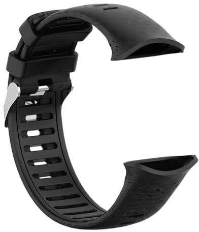 Silikon Armband Kompatibel mit Polar Vantage V, Wasserdicht Weiche Ersatzriemen, Weiches Silikon Ersatzarmband Sportarmband für Damen Herren, A-Schwarz