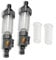 Filtres à eau pour camping-car avec filtre de rechange avec adaptateur rapide de 1,9 cm et valve de régulation, avec insert de filtre à eau, pour camping-car, caravane, caravane et bateau