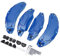 4 Pcs 18in 19in Wheel Hub Caliper Covers Aluminium Alloy Disc Brake Caliper Guard Protector Cover Replacement for Tesla Car Caliper CoversDisc Brake Caliper Cov (Blue)