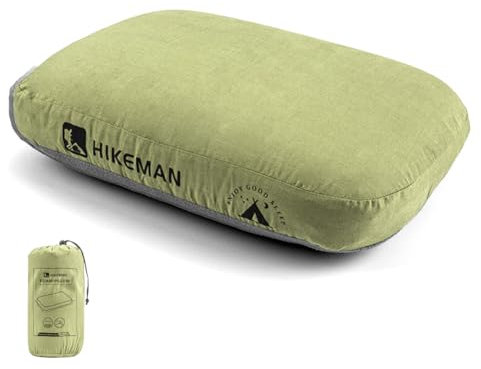 Kavolet Memory Foam-Kissen für Outdoor-Camping und Reisen, Nackenstützkissen, Weiches, langsam zurückfederndes Bettkissen, Tragbares NoonBreak-Kissen, Bequemes Schlafkissen für Flugzeug Bahn Auto