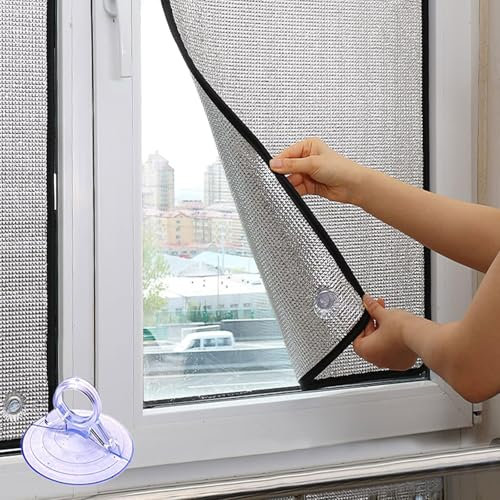 Pellicola isolante per finestre Anti-calore Protezione solare per finestre Pellicola antiriflesso per finestre, pellicola per finestre a schermo pieno Pellicola di protezione(Size:100x210cm/39''x83'')