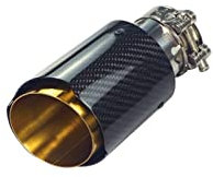 1 Pcs Carbon Fiber Muffler Tip Exhaust System Universal Stainless Exhaust Tail Pipe