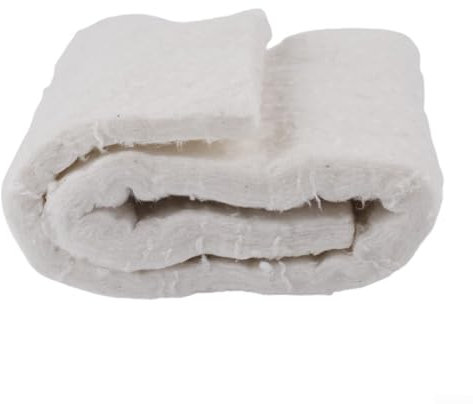 La manta de silicato de magnesio y calcio eleva tu experiencia de chimenea de forma segura (30 x 10 x 1 cm)