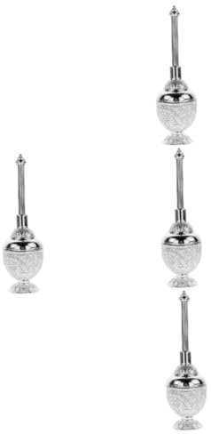 MAGICLULU 4 Pièces bouteille d'eau bénite bouteille d'eau décorative bouteilles d'eau décoratives gourde europe Bouteille européenne contenants d'huiles saintes catholiques vides Un verre