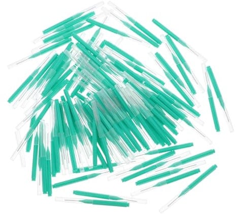 JECOMPRIS 100stücke Interdentalbürste Für Zahnreinigungsbürstchen Bürstenstocher Zum Reinigen Von Interdentalbürsten Mundhygiene