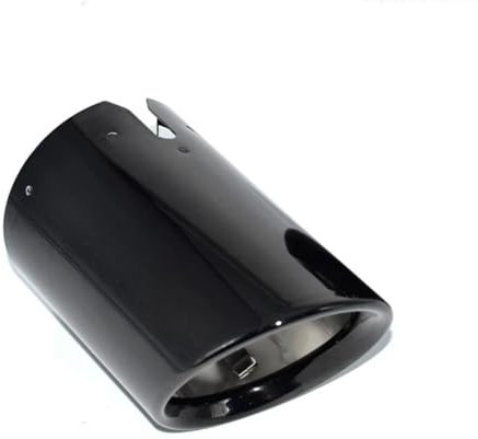 CRRYUQWWM Für 3er G20 G21 320d 330i 330e Auspuffrohr-Endrohrabdeckung Schwarz Schalldämpferspitze Düse Edelstahl-Auspuffkopf(1 pcs)