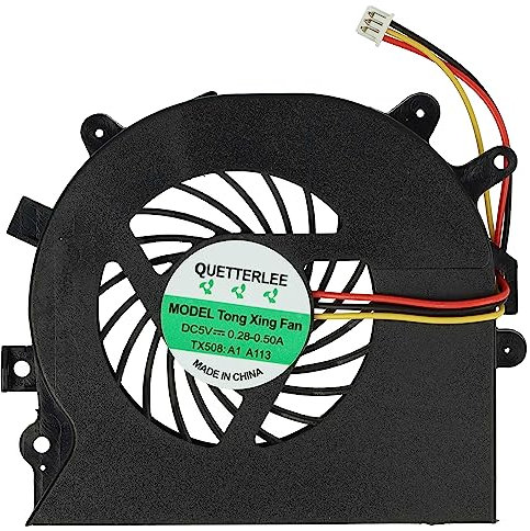 vhbw ventola per CPU/GPU compatibile con Sony Vaio PCG-71211M, PCG-71211N, PCG-71211W, PCG71211N, PCG71211W notebook, laptop, con spina 3 pin