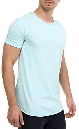 Indicode Herren Willbur Tee T-Shirt mit Rundhals-Ausschnitt | Herrenshirt Sommershirt Surf Spray, M