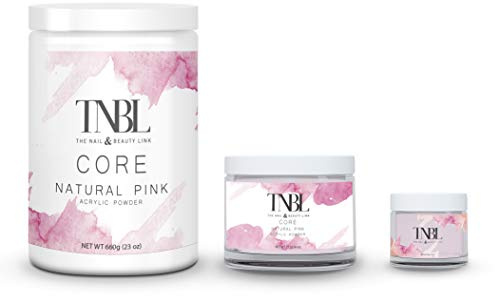 TNBL CORE POWDER ACRYLIC SYSTEM **SELECT YOUR COLOUR AND SIZE** (23oz, Natural Pink)