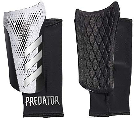adidas Shin Guards PRED Sg LGE, White/Silver Met./Black, XS, GL7972