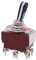 mxuteuk Interruttore a levetta per impieghi gravosi 20A 125V DPDT Interruttore ON/ON a 2 posizioni a 6 pin con impugnatura resistente all'usura in PC nero, TEN-A-6210BK