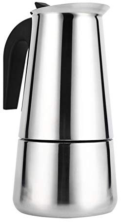 Machine à expresso sur la cuisinière Cafetière italienne avec percolateur 2 tasses 4 tasses 6 tasses 9 tasses Moka Pot Latte Maker en option Machine à café classique à(450ml)