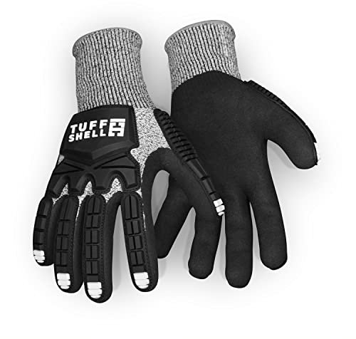 Tuff Shell Cut Resistant Lobstering Gloves, Crab Gloves, Diving Gloves, Lobster Diving Gloves, Spearfishing Glove (Small)