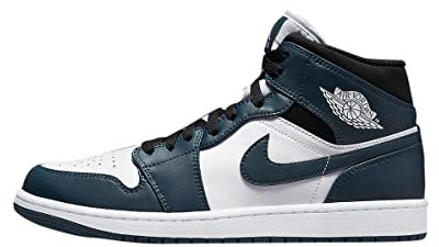 Nike Air Jordan 1 Mid, Herren-Turnschuhe, blau, 40.5 EU