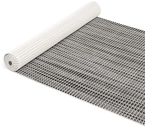 ANRO Badematte Weichschaummatte Bad- und Duschvorleger Antirutsch Badläufer Falscher Uni Grau 120x65cm