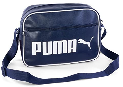 PUMA Unisex – Erwachsene Campus Reporter Messenger Bag Umhängetasche (navy)