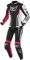 Berik Monza Damen 1-Teiler Motorrad Lederkombi, schwarz/weiß/pink, 50