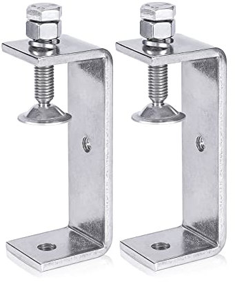 Robuste Tiger-Klemme, Metall, C-Klemmen, Holzbearbeitung, C-Klemme mit breiter Backenöffnung (130 mm), 2 Stück