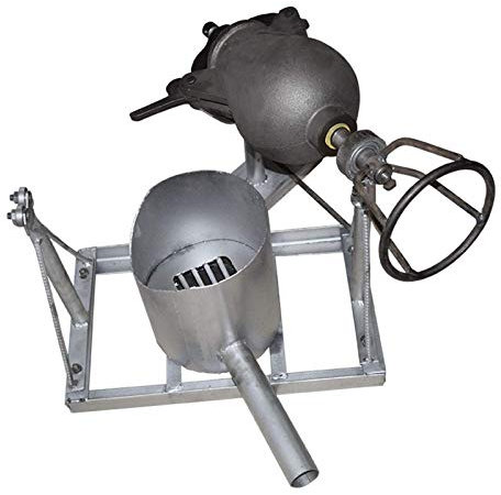 ZAANU Wrought Iron Pot, Steel Pot, Old-Fashioned Cannon Popcorn Machine, Hand-Operated Rice Corn Popcorn Machine, Electric Manual Dry Popping Chicken