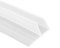 2 m F-Form Bad Duschwand Türdichtung Streifen für Glas 6 mm Dichtung Spalt transparent 1 Stück