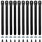 BOXOB 10 Stück Snowboard Bindungsgurte, 21 x 1,5 cm Kunststoff Snowboard Knöchelleitergurtbindung Snowboard Bindungsteile für Snowboard Bindungsgurte Ersatz